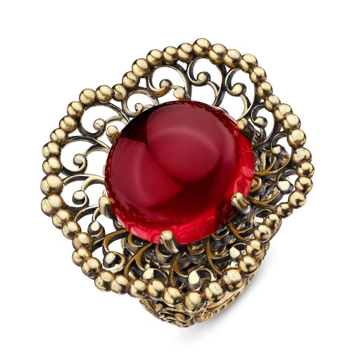 Фото Кольцо Beatrice Fiore di Firenze AN1154 GRANATO