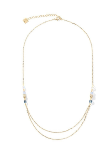 Фото Колье Gold-Blue Coeur de Lion 5064/10-0716