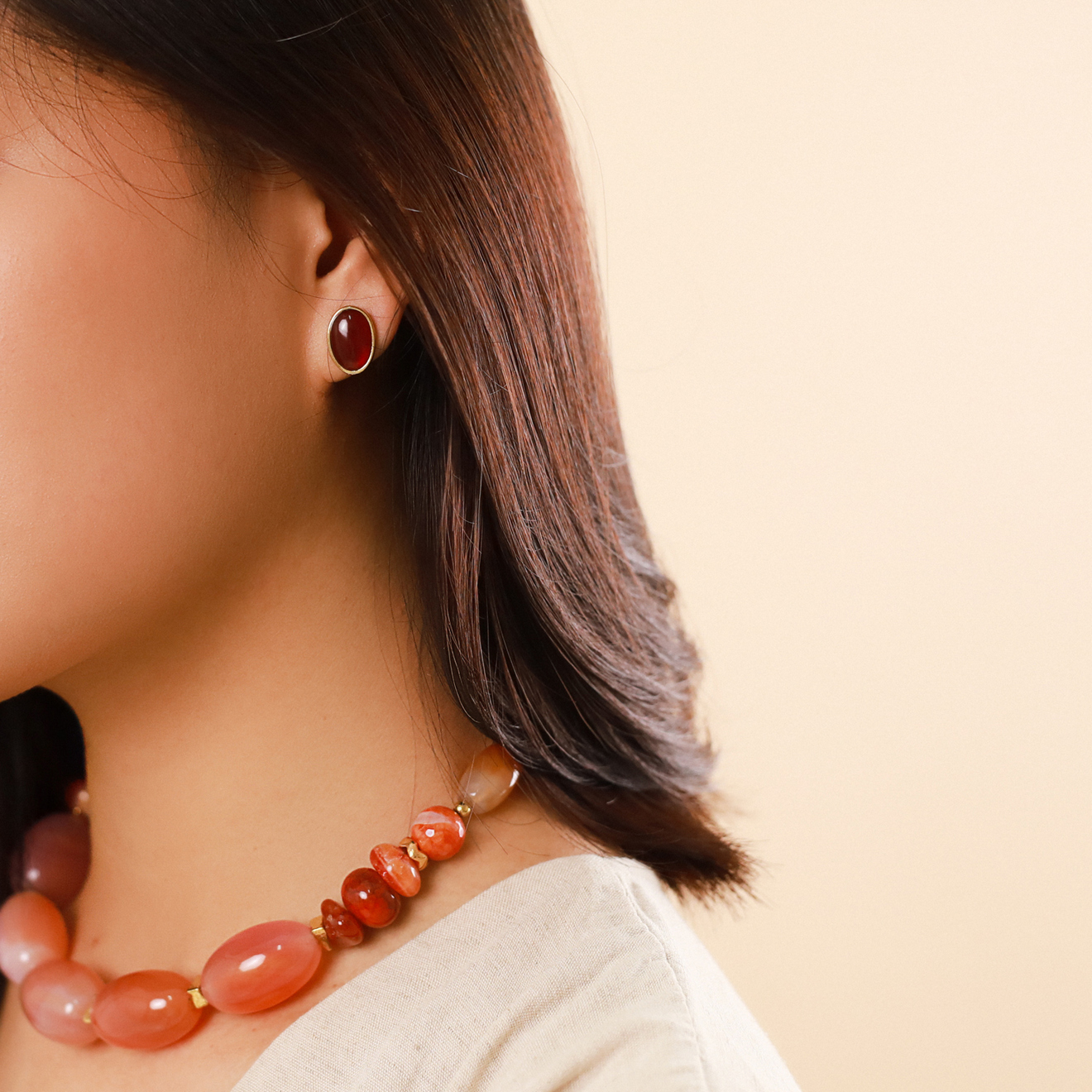 Фото Серьги Agate Nature Bijoux 12-78369