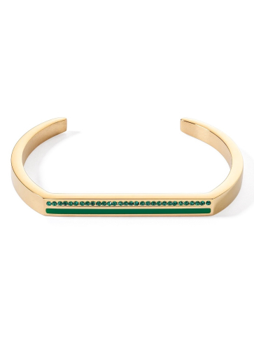 Браслет Dark Green-Gold Coeur de Lion 18 см 0133/32-0549 18