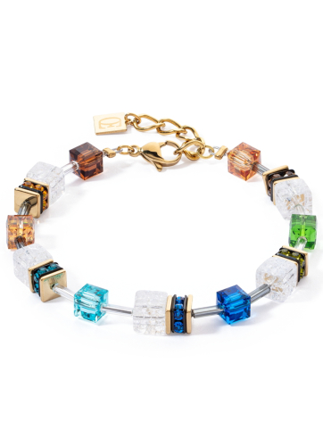 Фото Браслет 18,5 см Multicolour Gold Coeur de Lion 3018/30-1516