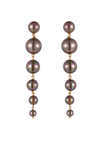 Фото Серьги Madreperla MP02002107 brown/gold