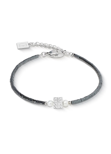 Фото Браслет Anthracite-Silver Coeur de Lion 1138/30-1224