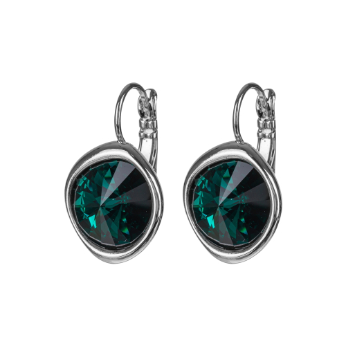 Серьги Emerald Fiore Luna A1902.18 G/S