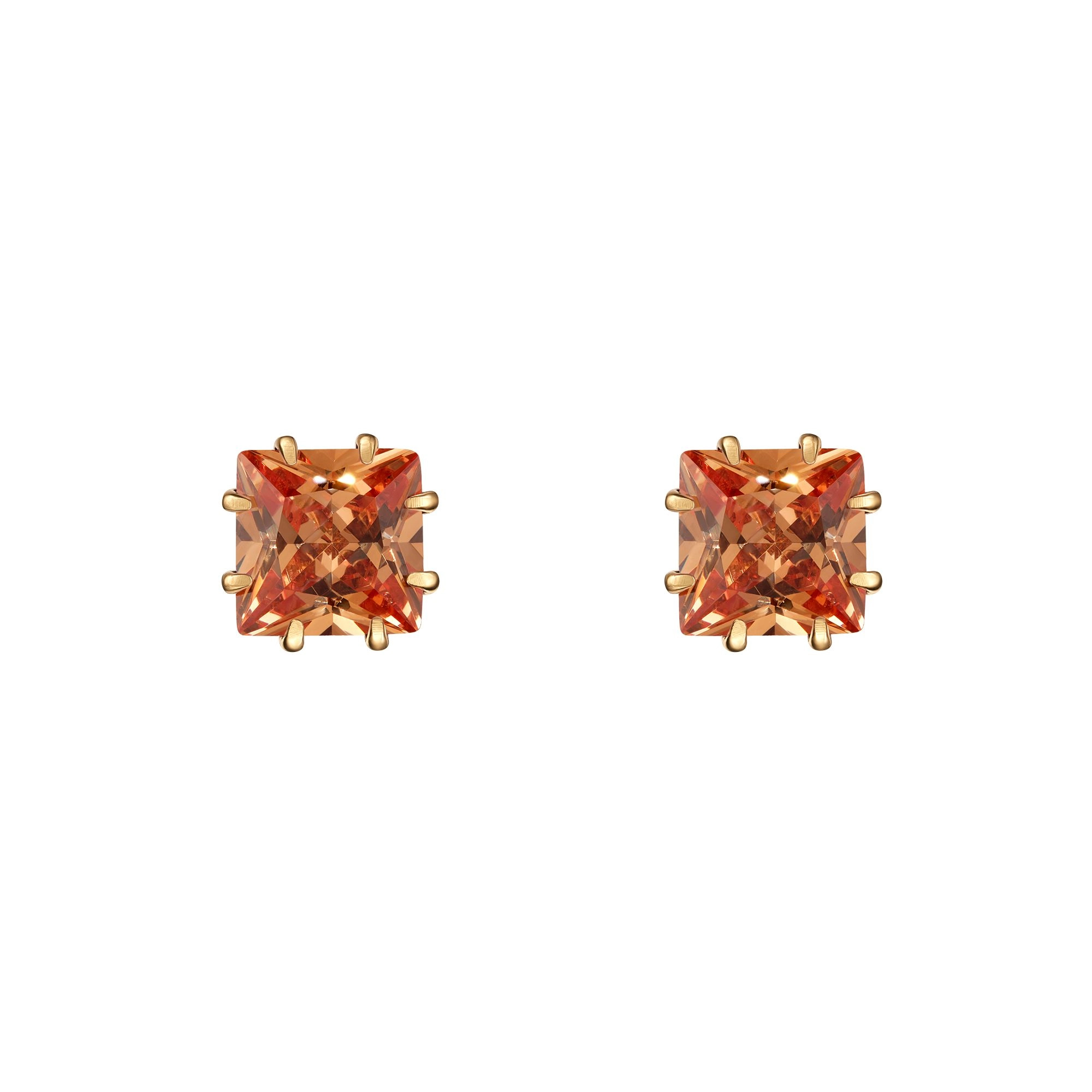 Фото Серьги пусеты VIVIENNE Fiore di Firenze OR1606 CHAMPAGNE PICCOLO