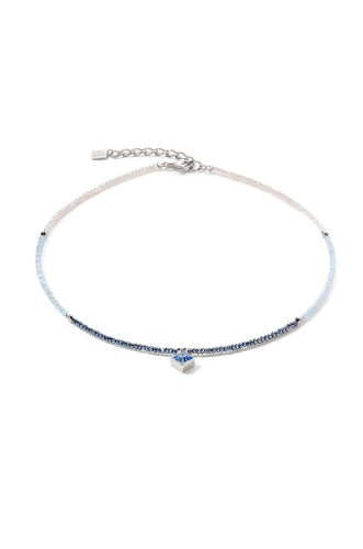 Фото Колье Light Blue-Silver Coeur de Lion 6006/10-0741