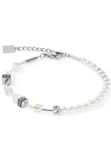 Фото Браслет Mini Fusion Pearls silver-white Coeur de Lion 4087/30-1417