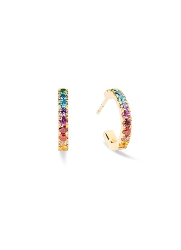 Фото Серьги Multicolour Rainbow-Gold Coeur de Lion 0146/23-1535