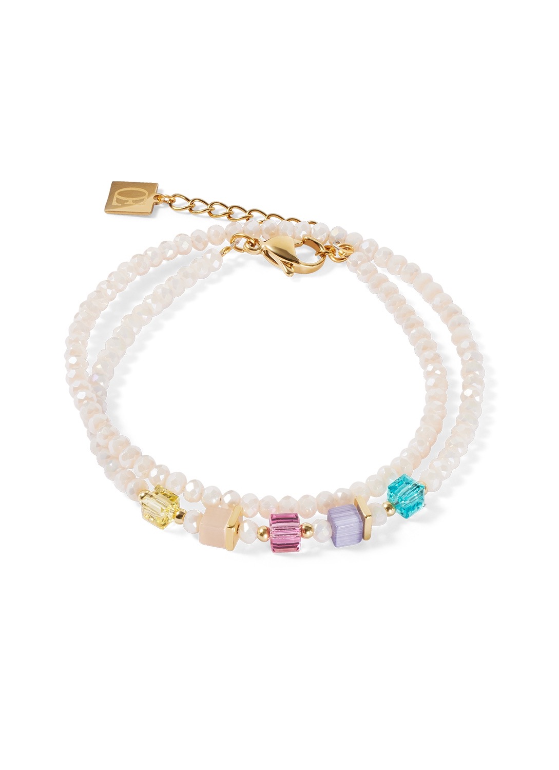 Браслет Joyful Colours Update gold-multicolour Coeur de Lion 4464/30-1522