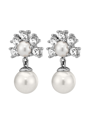 Фото Серьги VERONICA SS CRYSTAL /WHITE PEARL Dyrberg Kern 450108