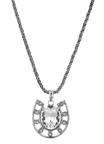 Фото Колье "Лошади" Claudio Canzian CC00205830 silver/crystal