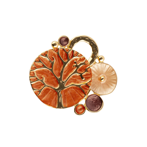 Брошь Абстракция-дерево