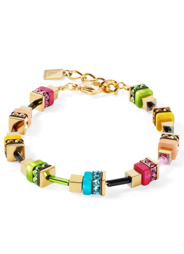 Фото Браслет Boho Sunset Cube rainbow Coeur de Lion 4413/30-1516