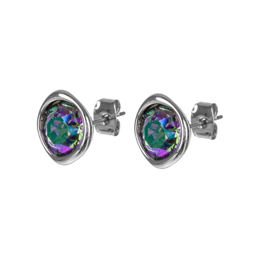 Пусеты Paradise Shine Fiore Luna A1909.24 BL/S