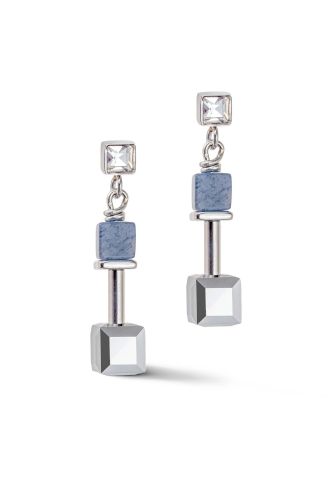 Фото Серьги Silver-blue Coeur de Lion 5074/21-0700