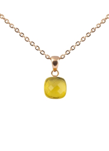 Фото Колье Firenze light topaz Qudo 400329.1 BR/RG