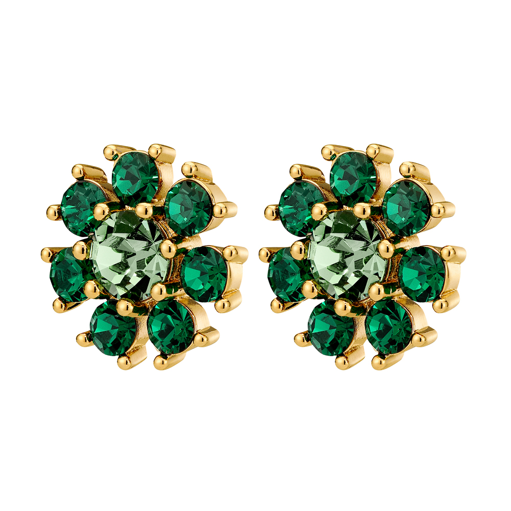 Фото Серьги AUDE SG EMERALD GREEN Dyrberg Kern 450098