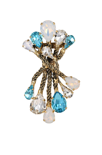 Фото Брошь "Хромосомы" Claudio Canzian CC00211106 light blue