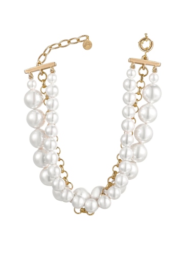 Фото Браслет Madreperla MP02004034 gold/white