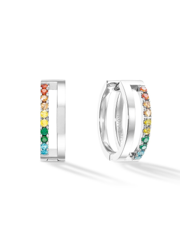 Фото Серьги Multicolour Silver Coeur de Lion 0136/21-1517