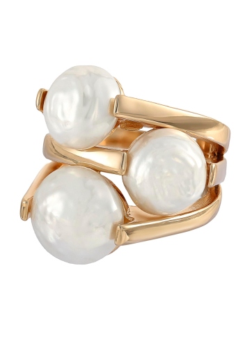 Кольцо Madreperla MP02001047 gold/white