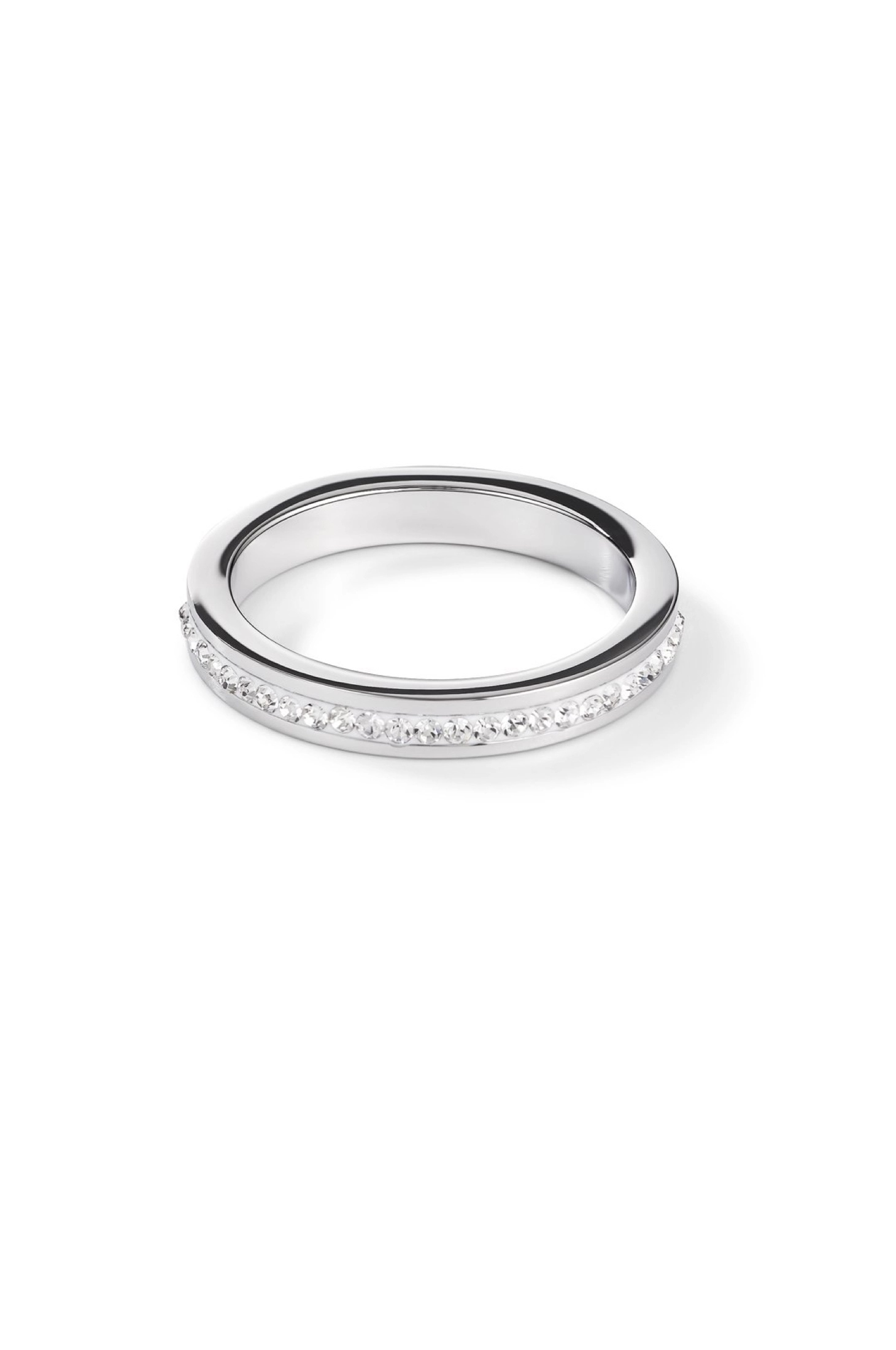 Кольцо Crystal-Silver 18 мм Coeur de Lion 0129/40-1817 56