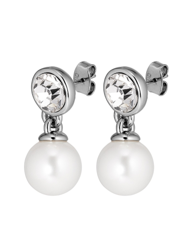 Фото Серьги NETTE SS CRYSTAL/WHITE PEARL Dyrberg Kern 440025