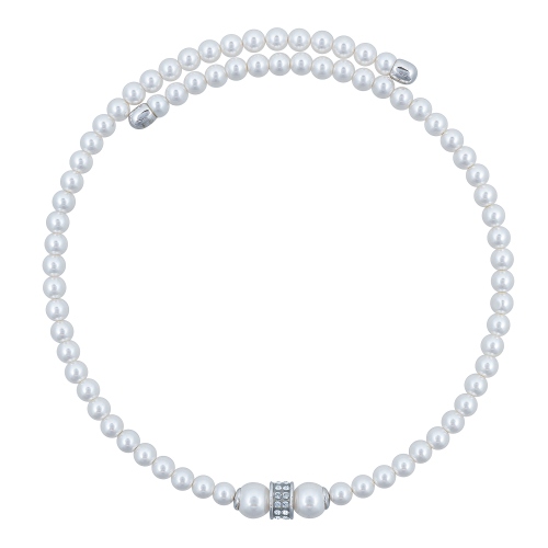 Колье Cylinder Crystal Fiore Luna B2409PE-N02.1 BW/S