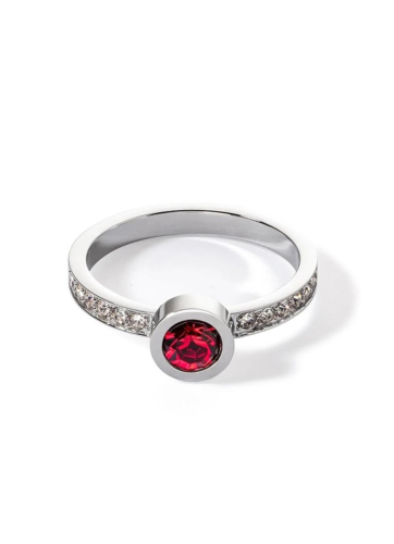 Фото Кольцо Red-Silver Coeur de Lion 0228/40-0317 52