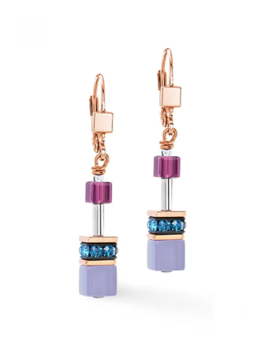Серьги Purple-Blue Coeur de Lion 2838/20-0807