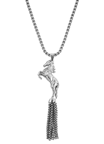 Фото Колье "Лошади" Claudio Canzian CC00205829 silver