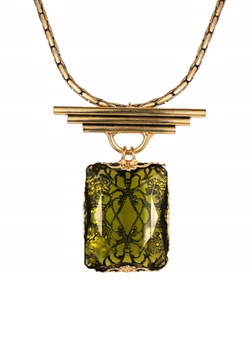 Фото Колье-брошь Claudio Canzian CC00211057 green