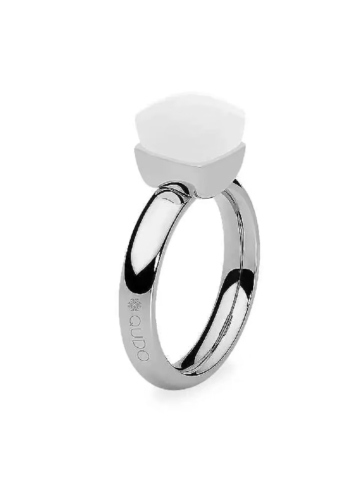 Фото Кольцо Firenze white 16.5 мм Qudo 611148 BW/S