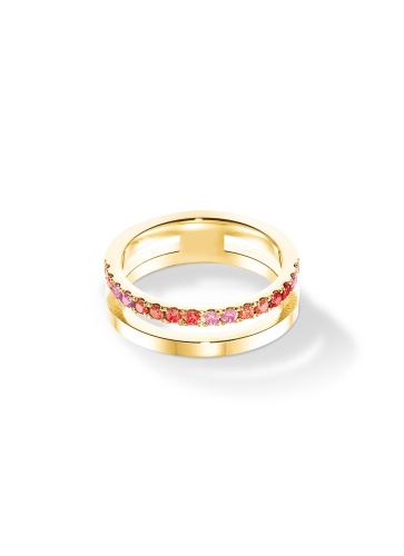 Фото Кольцо 17,8 Eternal Unity gold-red Coeur de Lion 0136/40-0316