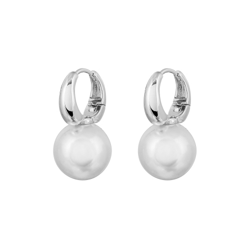 Серьги WHITE SHELL PEARL Fiore Luna ABE06611-04 S
