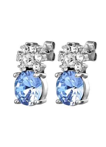Фото Серьги BECKIA SS LIGHT SAPPHIRE Dyrberg Kern 460071