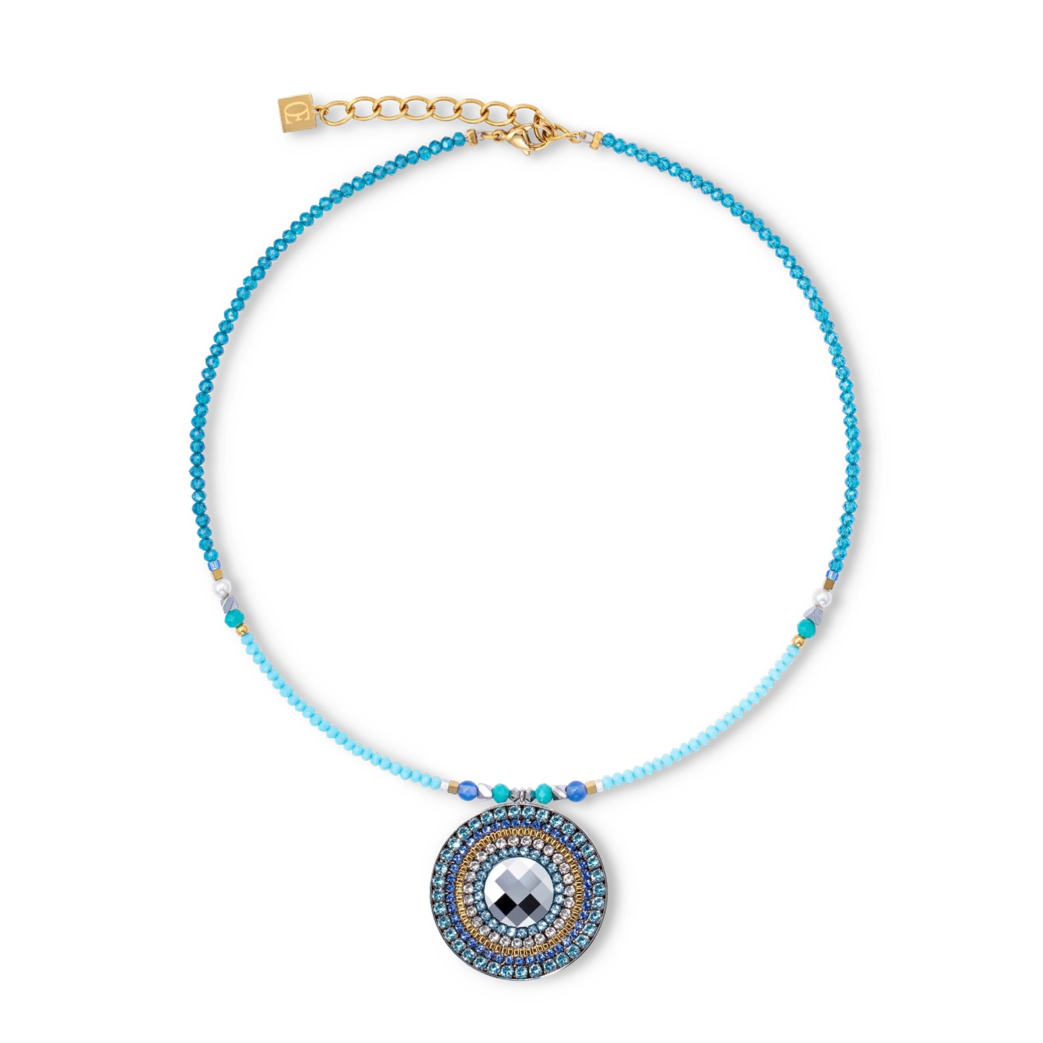 Фото Колье Turquoise Coeur de Lion 2035/10-0600