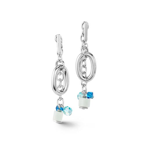 Фото Серьги Blue-Silver Coeur de Lion 4521/21-0717