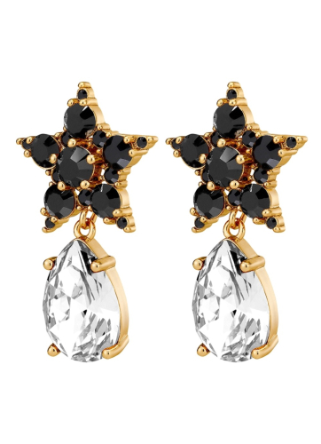 Фото Серьги HYDRA SG BLACK / CRYSTAL Dyrberg Kern 450030