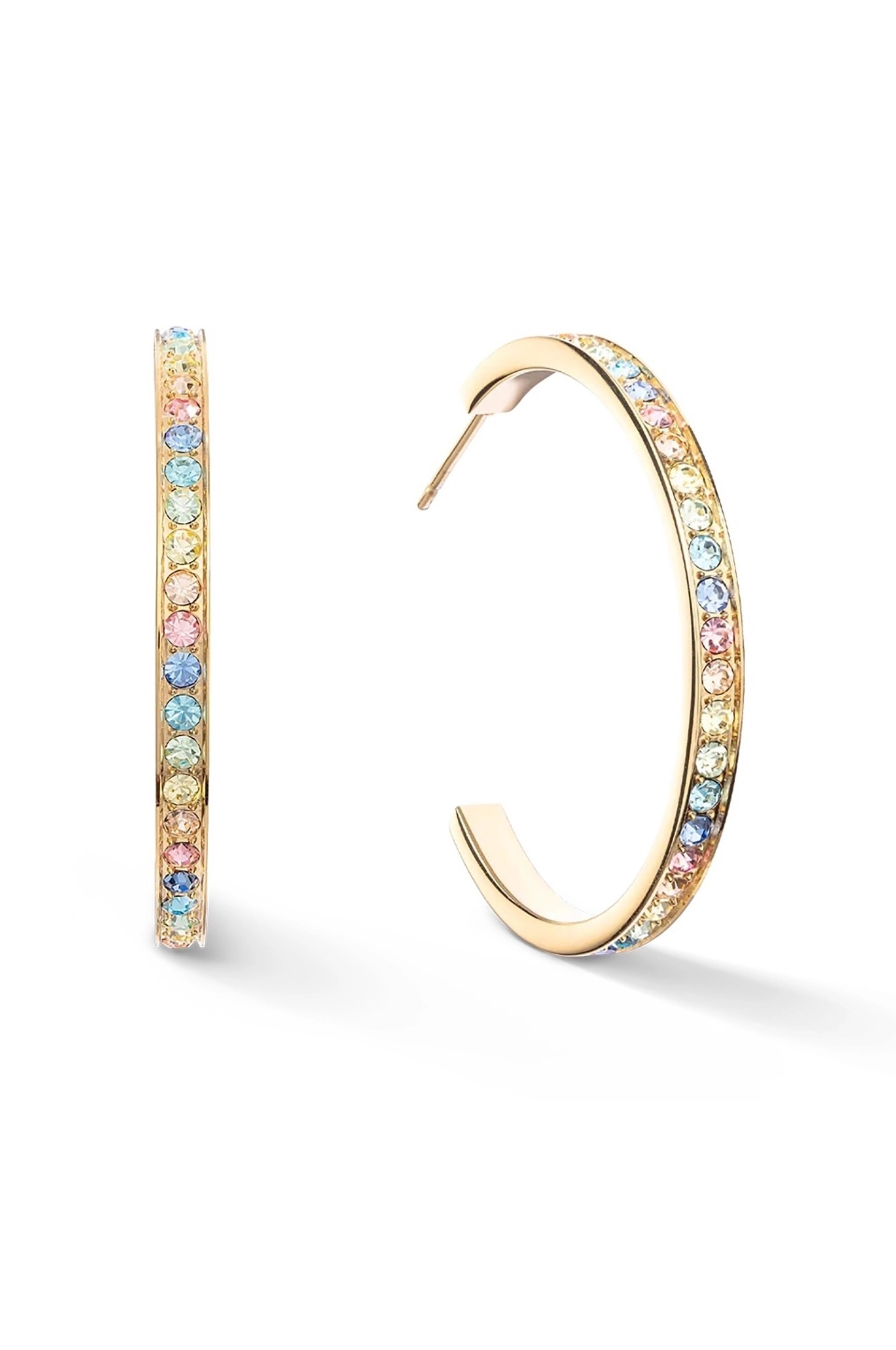 Серьги Multicolor-Pastel Gold Coeur de Lion Coeur de Lion 0128/21-1590