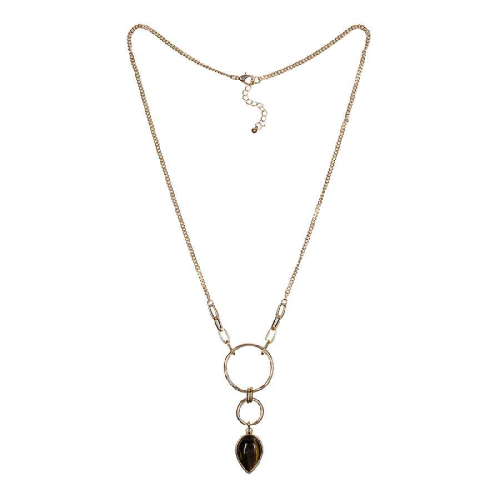 Колье TIGER EYE Fiore Luna LN3171-6 BR/G