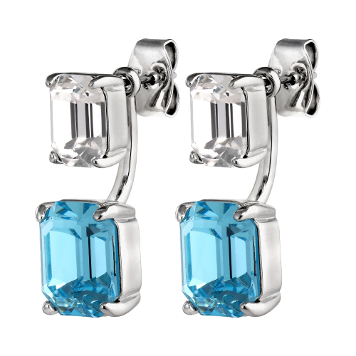 Фото Серьги TETI SS AQUA / CRYSTAL Dyrberg Kern 460007
