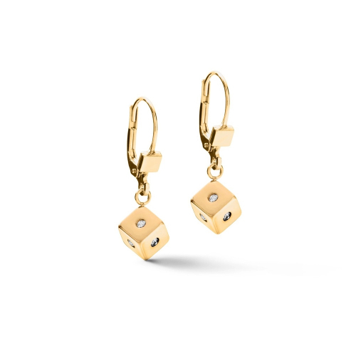 Фото Серьги Light Blue-Gold Coeur de Lion 5080/20-0745