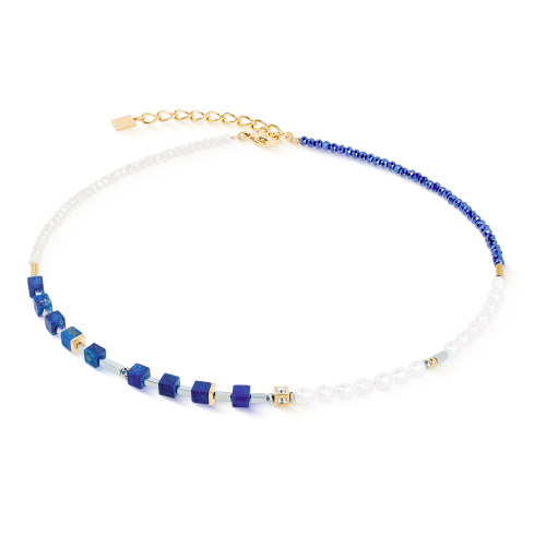 Фото Колье Princess Fusion Pearls lapis lazuli Coeur de Lion 1126/10-0700