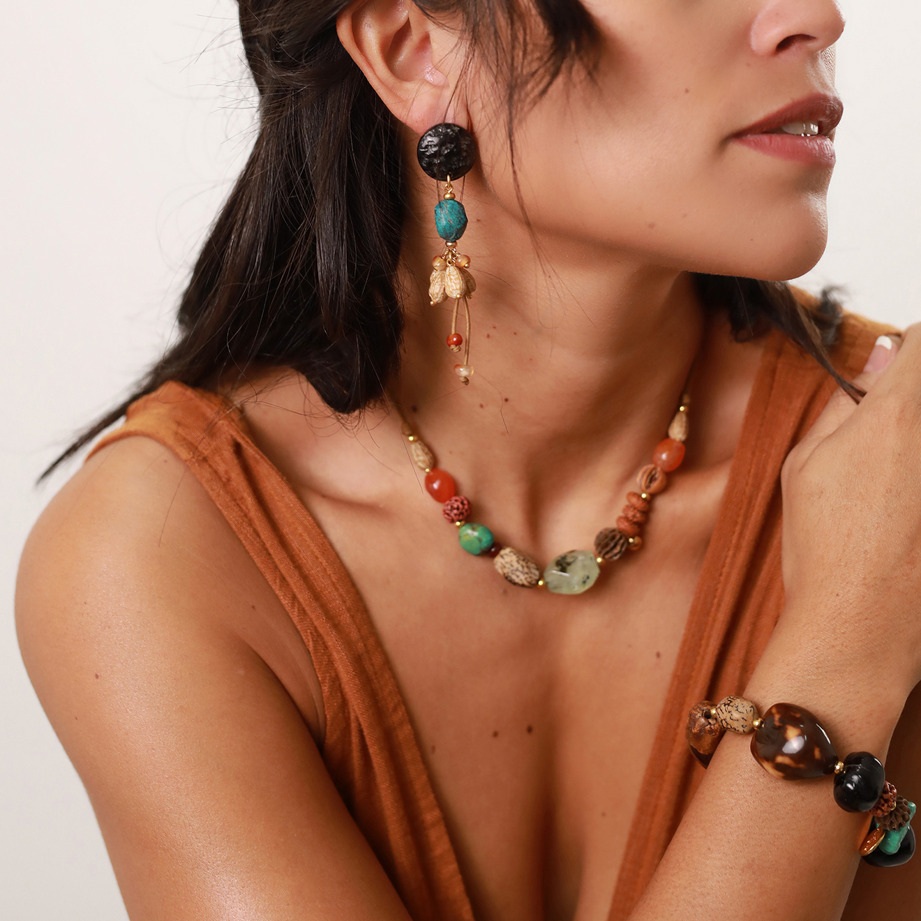 Фото Серьги Pokhara Nature Bijoux 12-77056