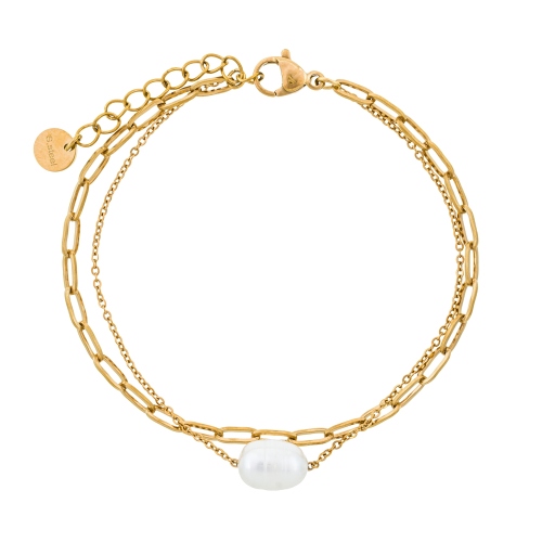 Браслет Pearle Fiore Luna *CB03168-2 BW/G