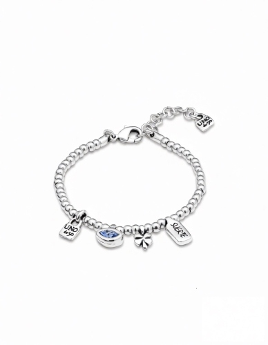 Фото Браслет I'm waiting 4 U Blue с серебром UNOde50 PUL2255AZUMTL0M