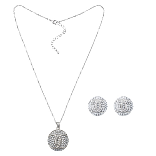 Комплект колье+серьги Fiore Luna SG208408E-002 S