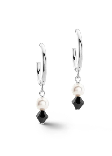 Фото Серьги Black-Silver Coeur de Lion 4080/21-1317