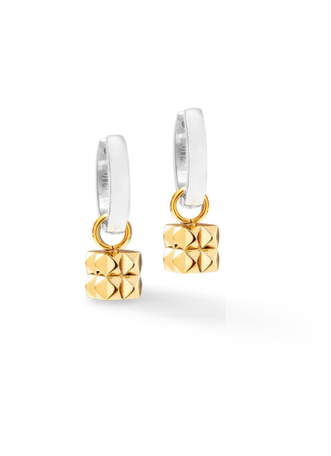 Фото Серьги Двухтоновые Шипы Coeur de Lion 0160/21-1716